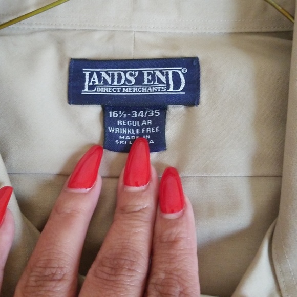 Tan button down shirt - Picture 3 of 3